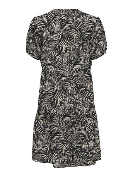 ONLNOVA LIFE VIS S/S THEA DRESS WVN night sky-427 mila leaf