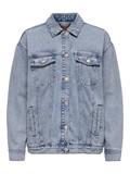ONLOCEAN L/S OVERSIZE JKT DNM NOOS light blue denim