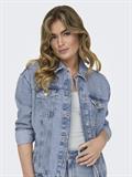 ONLOCEAN L/S OVERSIZE JKT DNM NOOS light blue denim