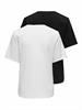 ONLONLY LIFE S/S TOP NOOS 2 PACK black 3