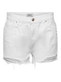 ONLPACY HW DNM SHORTS NOOS white