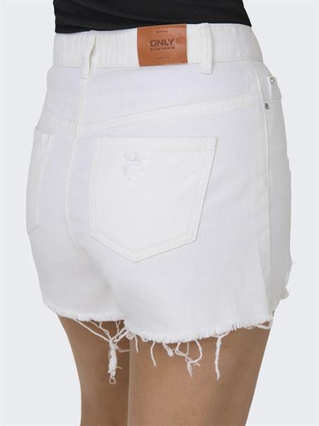 ONLPACY HW DNM SHORTS NOOS white