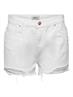 ONLPACY HW DNM SHORTS NOOS white