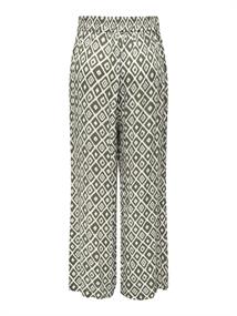 ONLPAKJA AOP BELT PANTS WVN NOOS balsam green