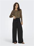 ONLPAKJA LIFE AOP BELT PANTS WVN NOOS black