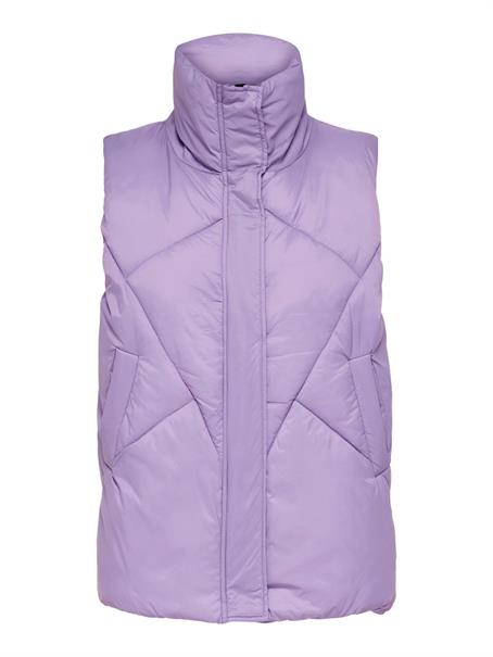 ONLPALMA PUFFER WAISTCOAT CC OTW viola