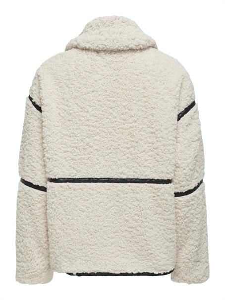 ONLPARIS TEDDY JACKET LIFE OTW CS white sand