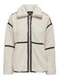 ONLPARIS TEDDY JACKET OTW CC white sand