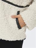 ONLPARIS TEDDY JACKET OTW CC white sand