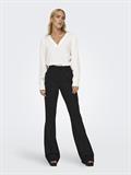 ONLPEACH MW FLARED PANT TLR NOOS black