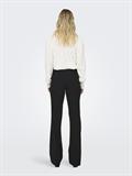 ONLPEACH MW FLARED PANT TLR NOOS black