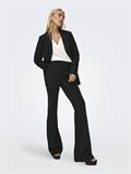 ONLPEACH MW FLARED PANT TLR NOOS black