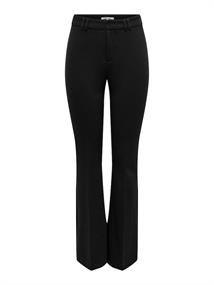 ONLPEACH MW FLARED PANT TLR NOOS black