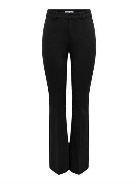 ONLPEACH MW FLARED PANT TLR NOOS black