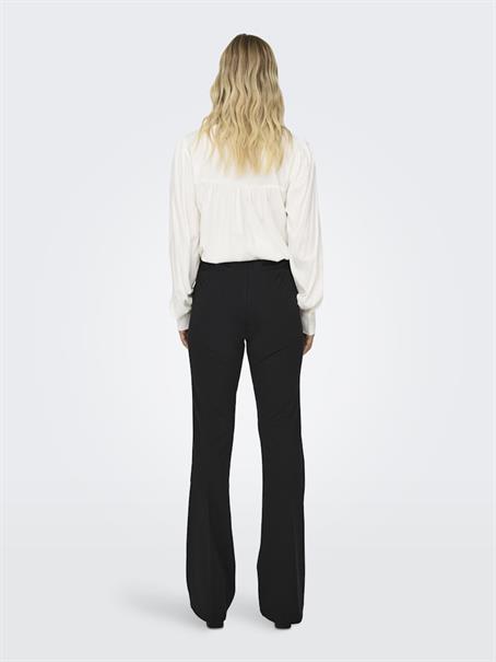ONLPEACH MW FLARED PANT TLR NOOS black