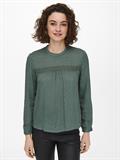 ONLPELIA LIFE LS DOT BLOUSE WVN CS balsam green