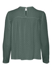 ONLPELIA LIFE LS DOT BLOUSE WVN CS balsam green