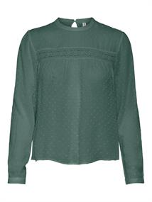 ONLPELIA LIFE LS DOT BLOUSE WVN CS balsam green