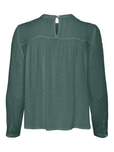 ONLPELIA LIFE LS DOT BLOUSE WVN CS balsam green