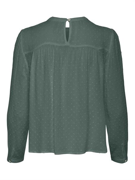 ONLPELIA LIFE LS DOT BLOUSE WVN CS balsam green