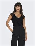 ONLPETRA S/S LACE MIX TOP JRS black