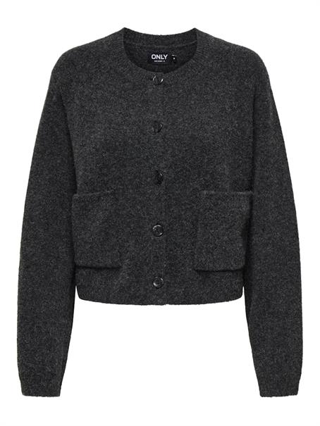 ONLPIEMONTE L/S CARDIGAN KNT NOOS dark grey melange