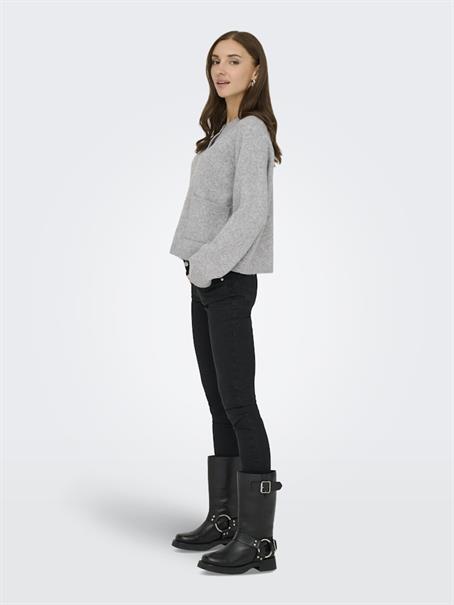 ONLPIEMONTE L/S CARDIGAN KNT NOOS light grey melange