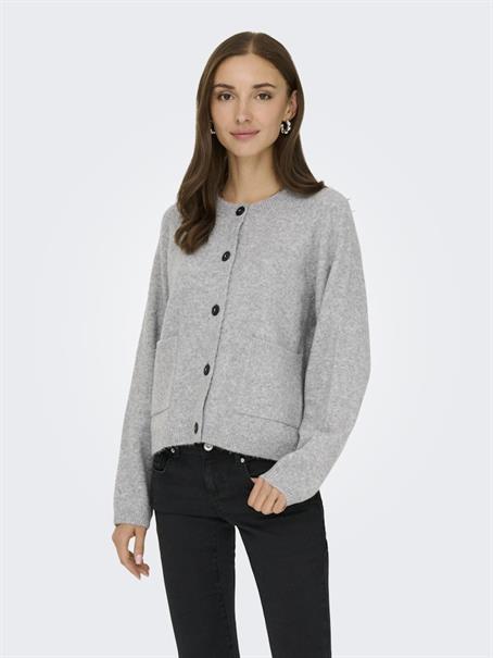 ONLPIEMONTE L/S CARDIGAN KNT NOOS light grey melange