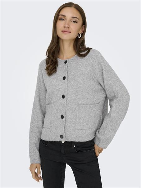 ONLPIEMONTE L/S CARDIGAN KNT NOOS light grey melange
