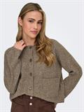 ONLPIEMONTE L/S CARDIGAN KNT NOOS walnut