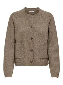 ONLPIEMONTE L/S CARDIGAN KNT NOOS walnut
