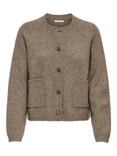 ONLPIEMONTE L/S CARDIGAN KNT NOOS walnut