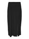 ONLPIPER LIFE MIDI SLIT SKIRT PTM black