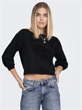 ONLPIUMO L/S PULLOVER KNT NOOS black1