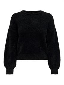 ONLPIUMO L/S PULLOVER KNT NOOS black1