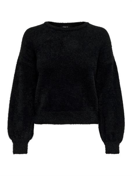 ONLPIUMO L/S PULLOVER KNT NOOS black1