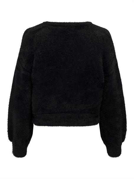 ONLPIUMO L/S PULLOVER KNT NOOS black1