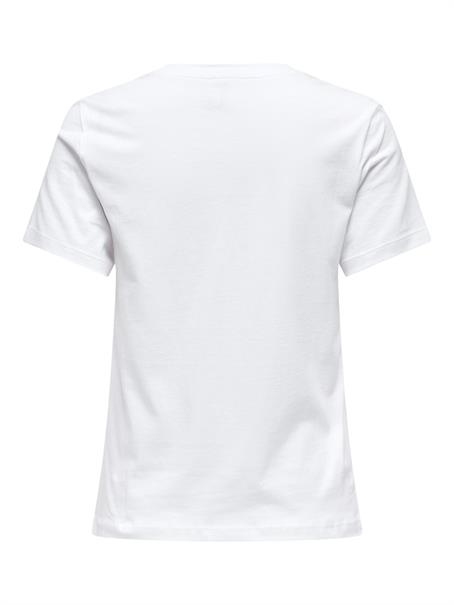 ONLPOLLY LIFE REG S/S POCKET TOP BOX JRS bright white