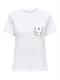ONLPOLLY LIFE REG S/S POCKET TOP BOX JRS bright white