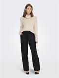 ONLPOPSTAR LIFE MW WIDE COATED PNT NOOS black