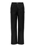 ONLPOPSTAR LIFE MW WIDE COATED PNT NOOS black