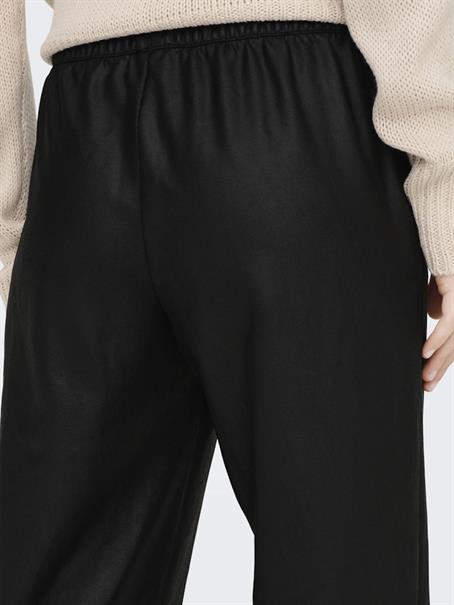 ONLPOPSTAR LIFE MW WIDE COATED PNT NOOS black