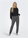 ONLPOPTRASH-ELISE EASY MELANGE PANT NOOS dark grey melange
