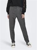 ONLPOPTRASH-ELISE EASY MELANGE PANT NOOS dark grey melange