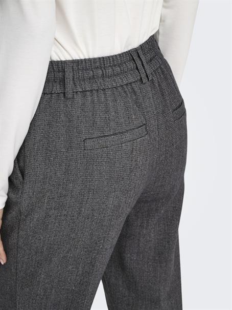 ONLPOPTRASH-ELISE EASY MELANGE PANT NOOS dark grey melange