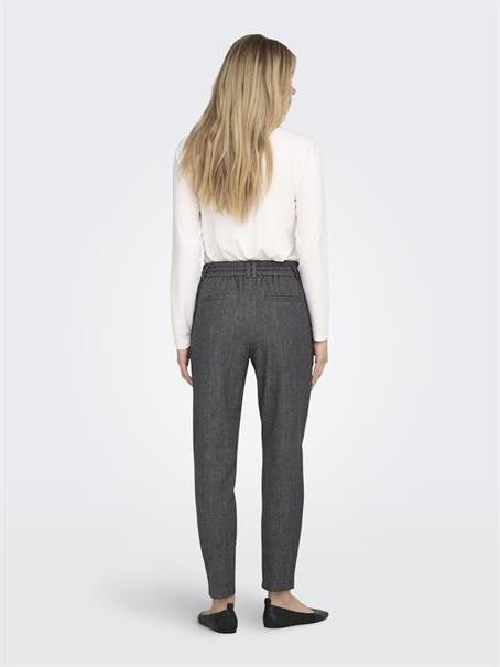 ONLPOPTRASH-ELISE EASY MELANGE PANT NOOS dark grey melange