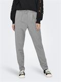 ONLPOPTRASH-ELISE EASY MELANGE PANT NOOS light grey melange