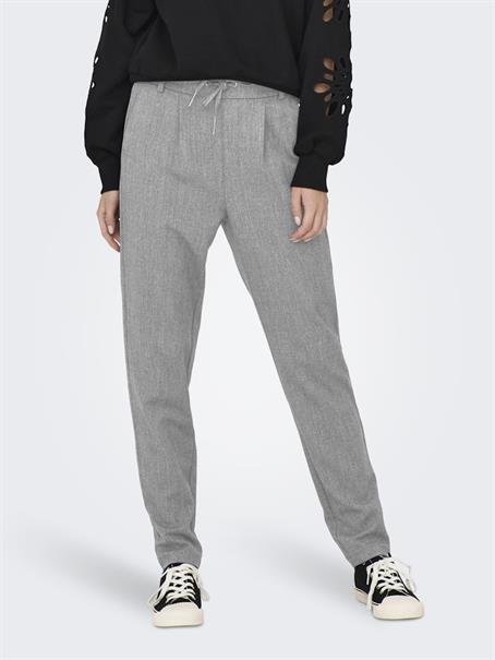 ONLPOPTRASH-ELISE EASY MELANGE PANT NOOS light grey melange