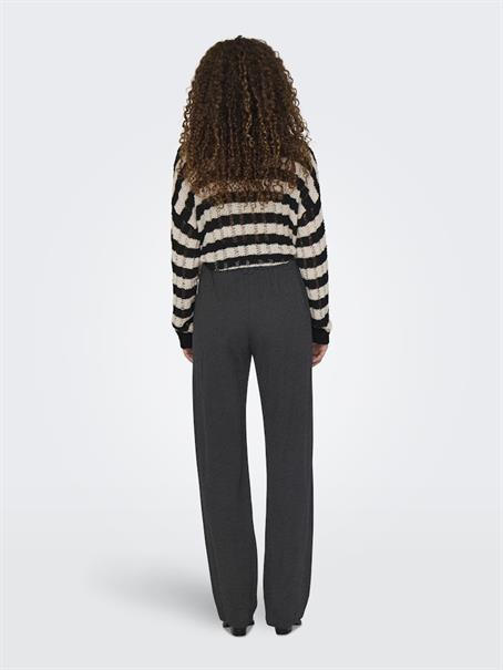 ONLPOPTRASH LIFE MW STRAIGHT PNT NOOS dark grey melange