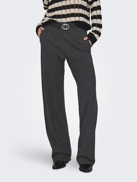 ONLPOPTRASH LIFE MW STRAIGHT PNT NOOS dark grey melange